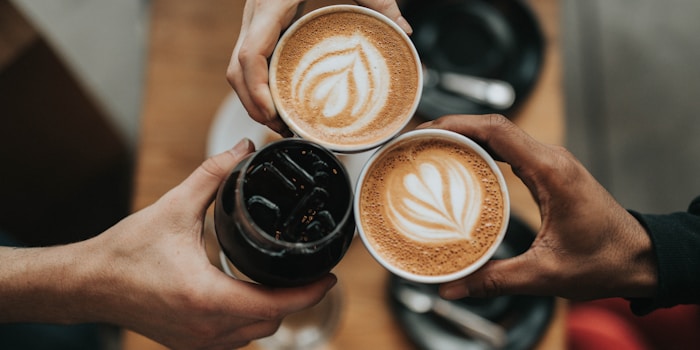 コーヒーとテーブル